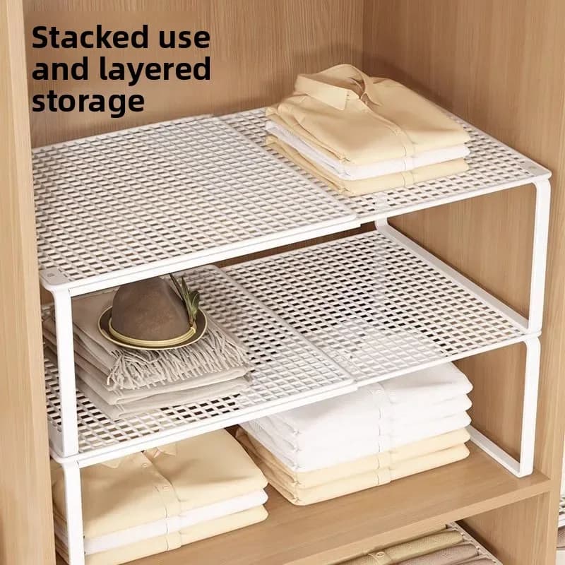 Étagère de rangement extensible et ajustable pour placard et armoire - Image 3