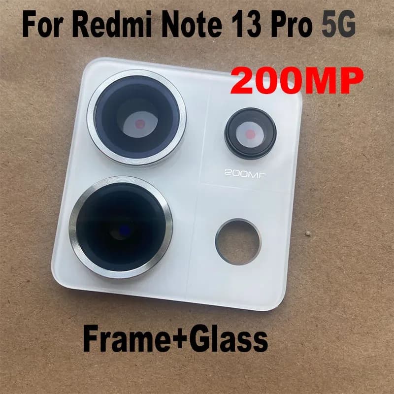 Lentille de caméra arrière avec adhésif pour Xiaomi Redmi Note 13 Pro 5G slide 6
