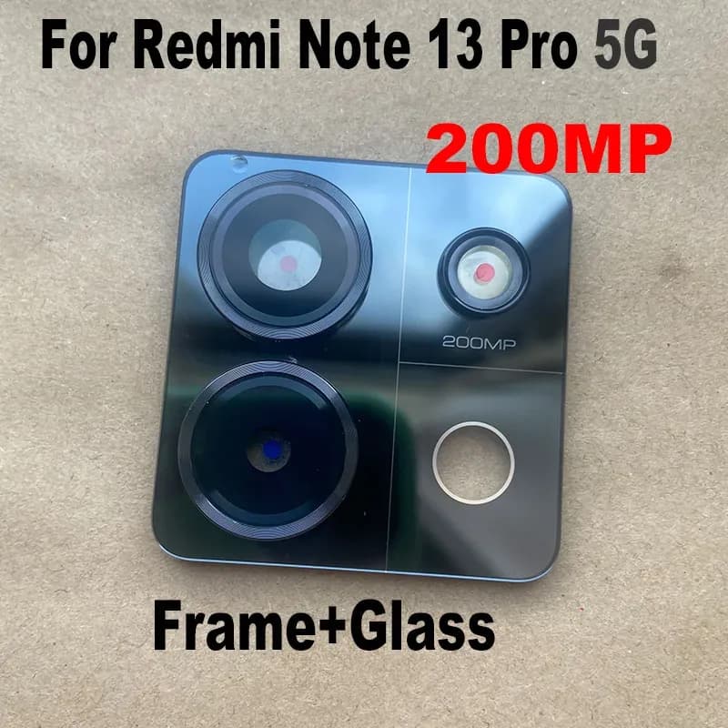 Lentille de caméra arrière avec adhésif pour Xiaomi Redmi Note 13 Pro 5G slide 7