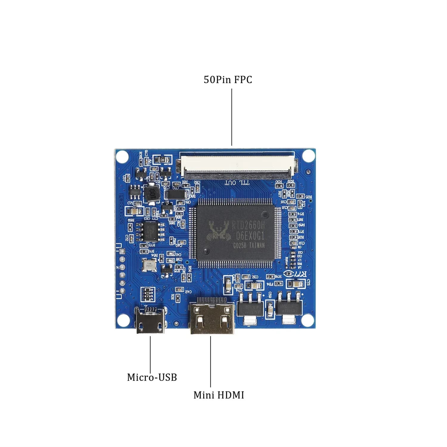 Écran LCD 9 pouces 1024x600 avec carte contrôleur Mini HDMI pour Raspberry Pi, LattePanda et Banana Pi slide 4