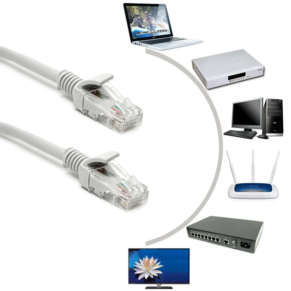 Câble Réseau RJ45 + Alimentation DC pour Caméra IP Vidéosurveillance CAT5e - 5M/10M/15M/20M/30M slide 2