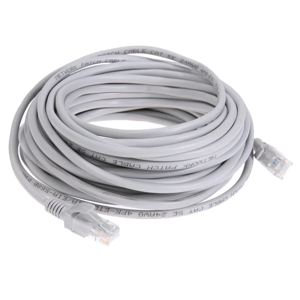 Câble Réseau RJ45 + Alimentation DC pour Caméra IP Vidéosurveillance CAT5e - 5M/10M/15M/20M/30M slide 11