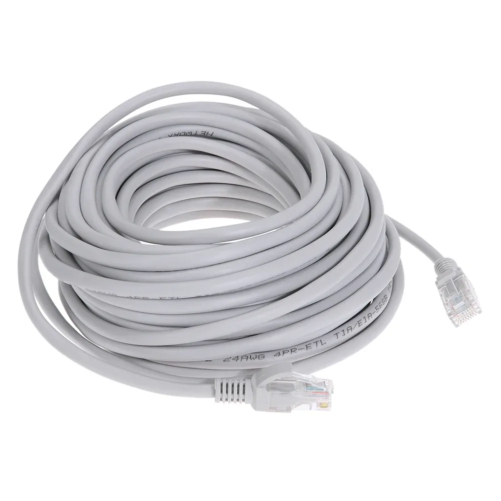 Câble Réseau RJ45 + Alimentation DC pour Caméra IP Vidéosurveillance CAT5e - 5M/10M/15M/20M/30M slide 12