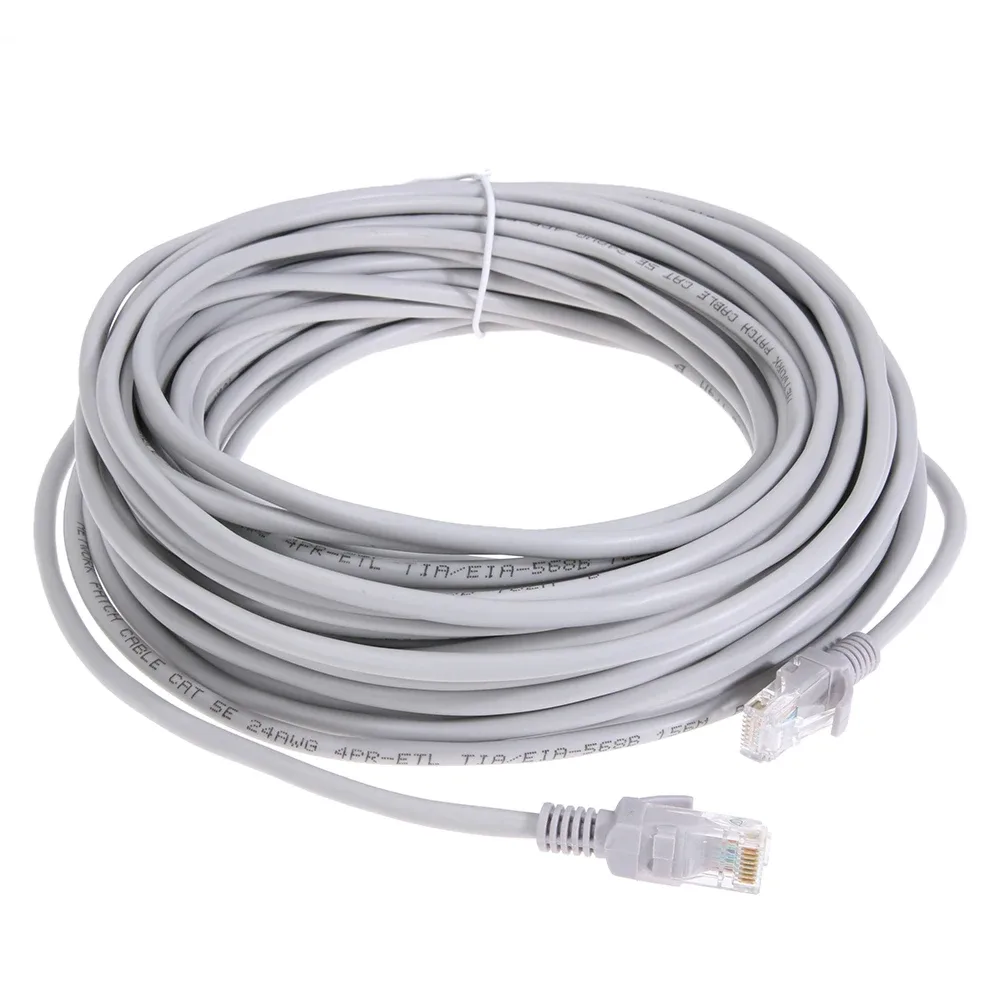 Câble Réseau RJ45 + Alimentation DC pour Caméra IP Vidéosurveillance CAT5e - 5M/10M/15M/20M/30M slide 9