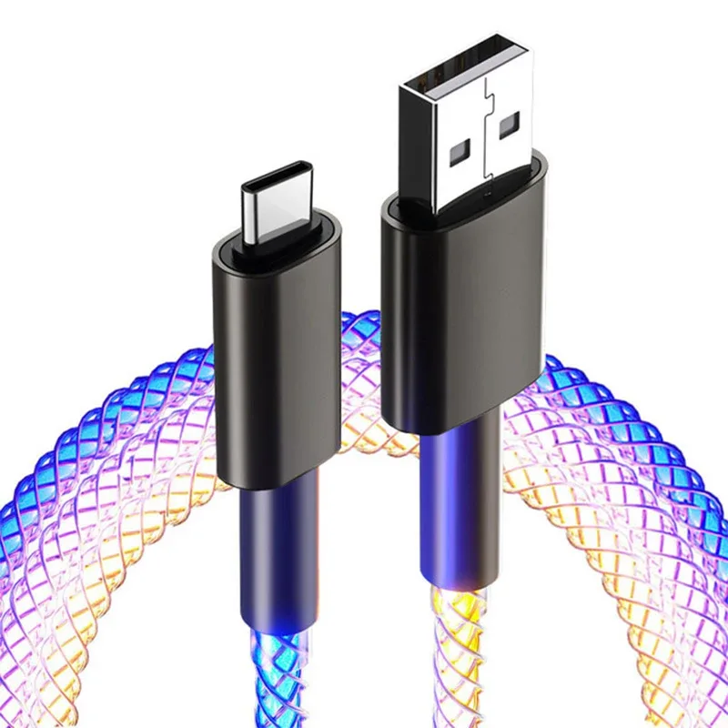 Câble de charge rapide lumineux LED universel (USB-C, Micro-USB, Lightning) slide 9
