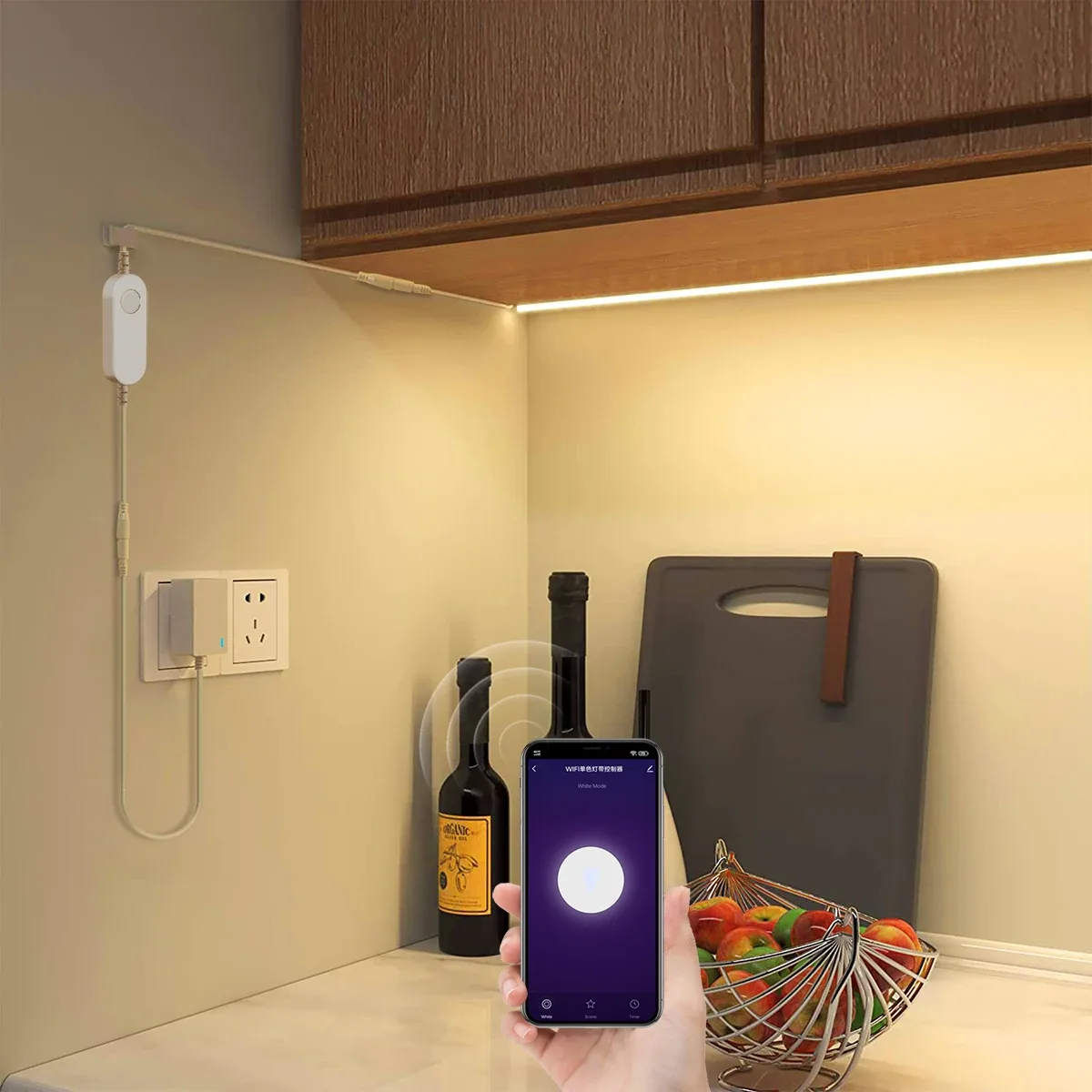 Ruban LED COB Wi-Fi Tuya 12V, Haute Densité, Flexible, IRC90, 320 LED/m, Compatible Alexa et Google Home - Image 6