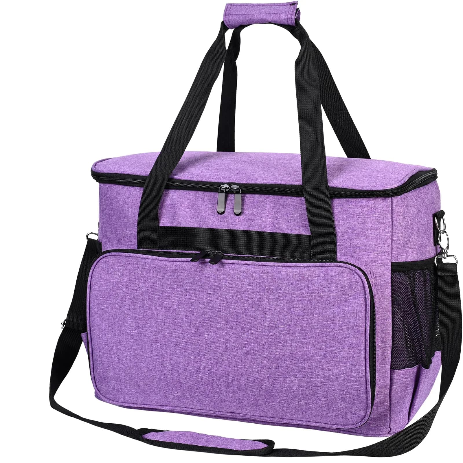 Sac de transport rembourré pour machine à coudre avec organisateur d'accessoires slide 7