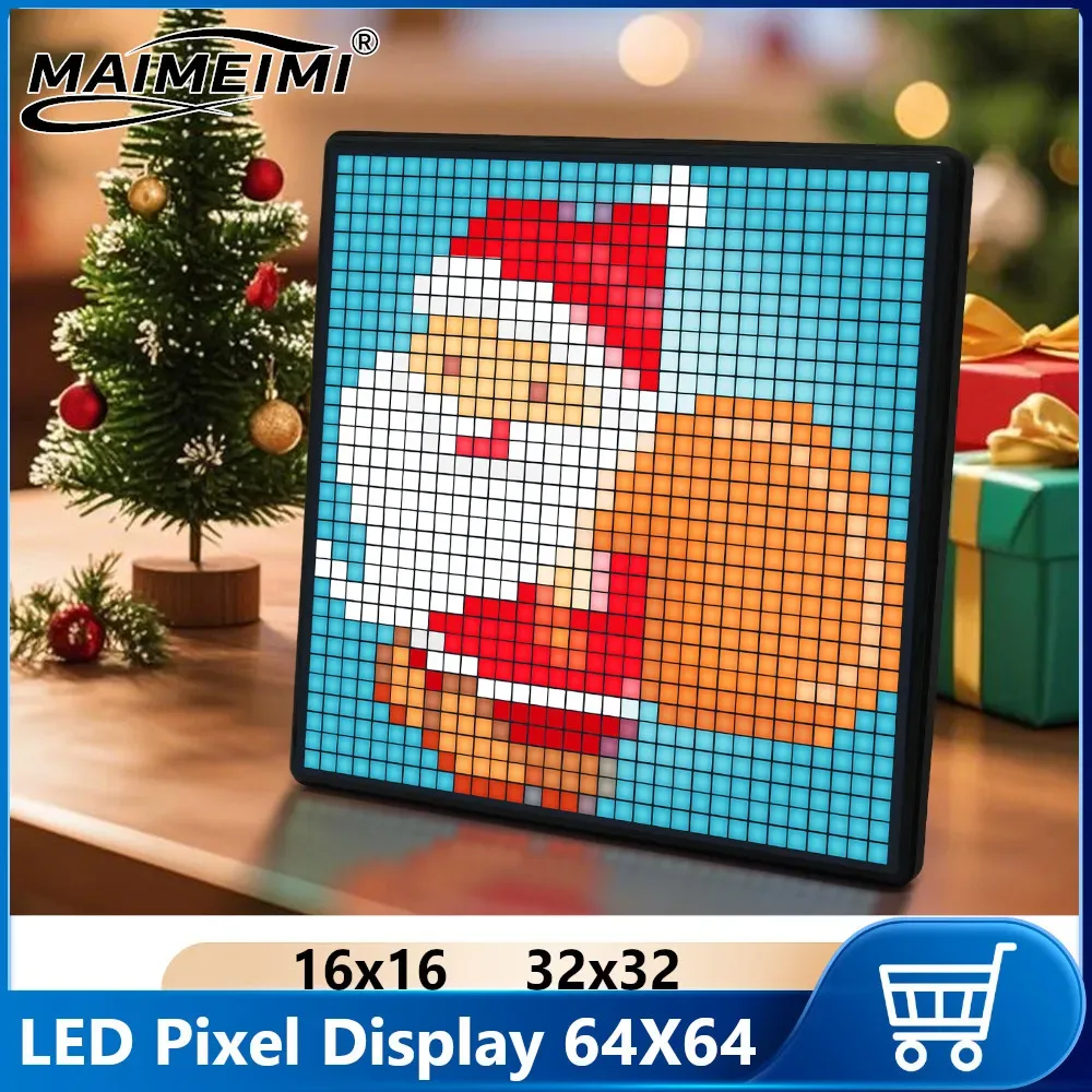 Écran LED Pixel Art 64x64 Intelligent et Programmable - Contrôle via Application