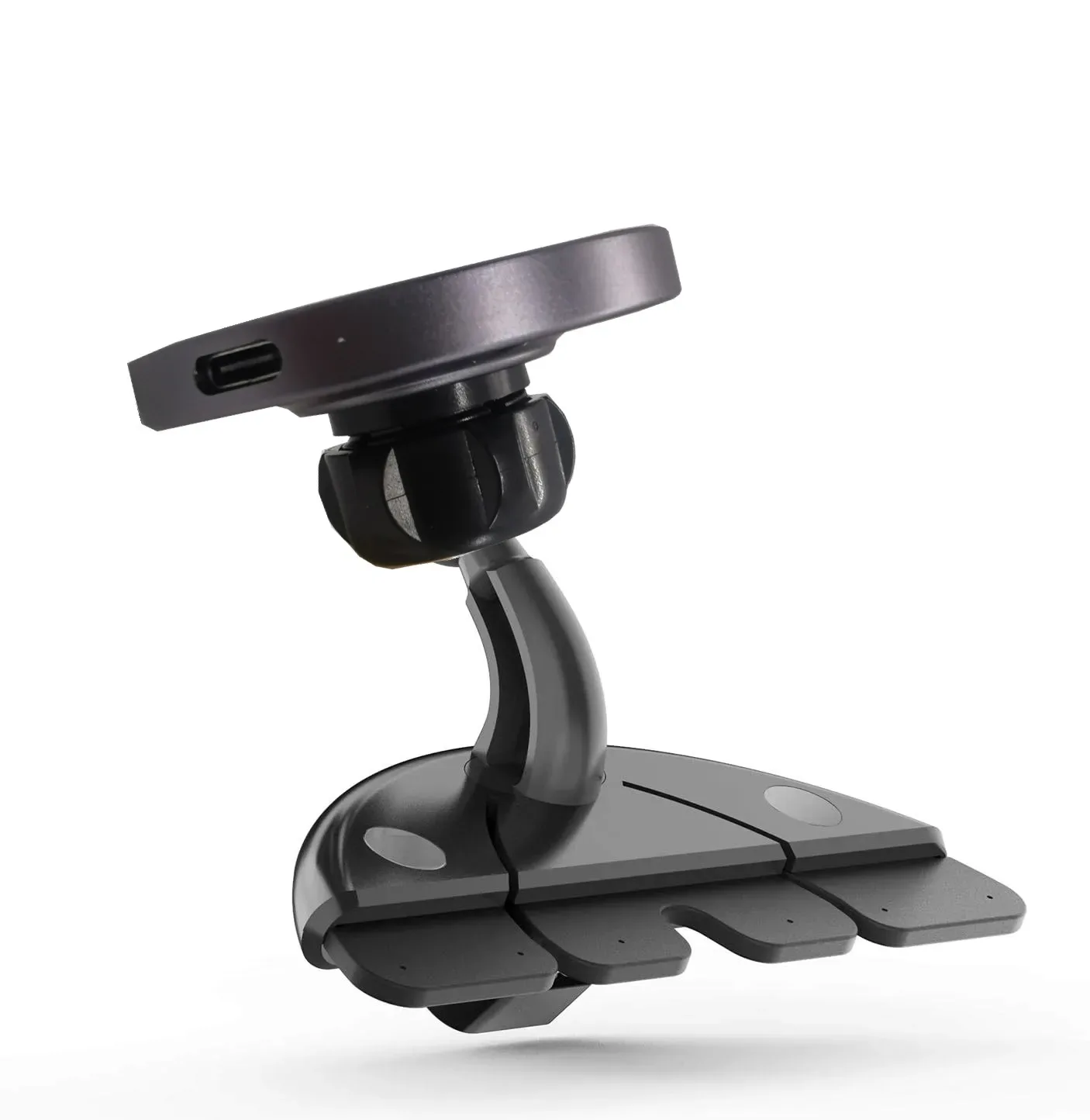 Support de voiture magnétique MagSafe avec chargeur sans fil pour fente CD - Image 5