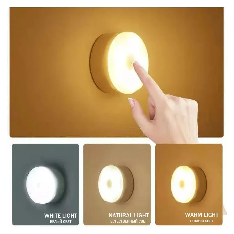 Veilleuse LED à Détecteur de Mouvement Rechargeable USB - Éclairage Sans Fil pour Placard et Escaliers slide 4