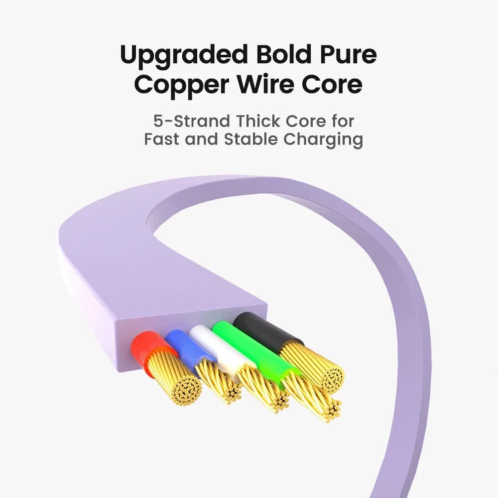 Câble USB-C vers USB-C rétractable de charge rapide 240W PD - Image 5