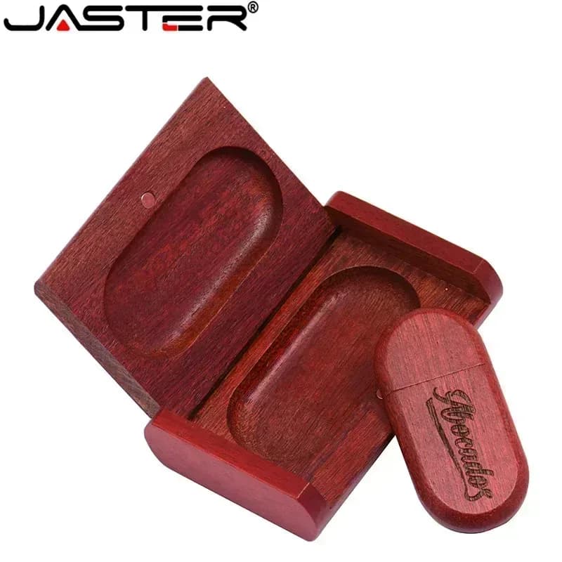 Clé USB en bois JASTER avec coffret - Logo personnalisé gratuit slide 2