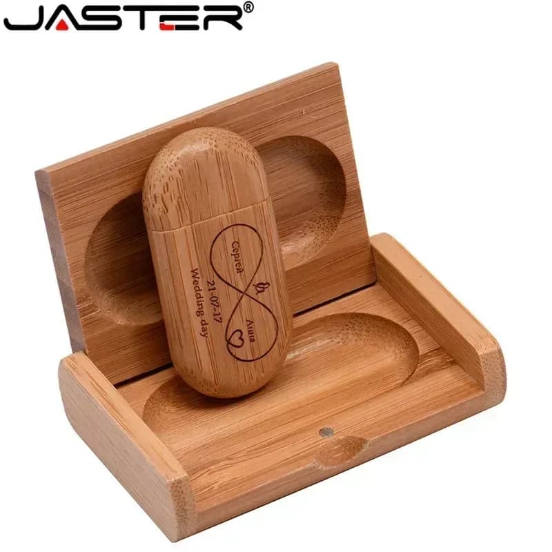 Clé USB en bois JASTER avec coffret - Logo personnalisé gratuit slide 3