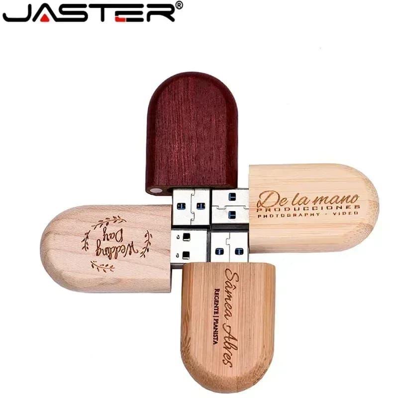 Clé USB en bois JASTER avec coffret - Logo personnalisé gratuit slide 5