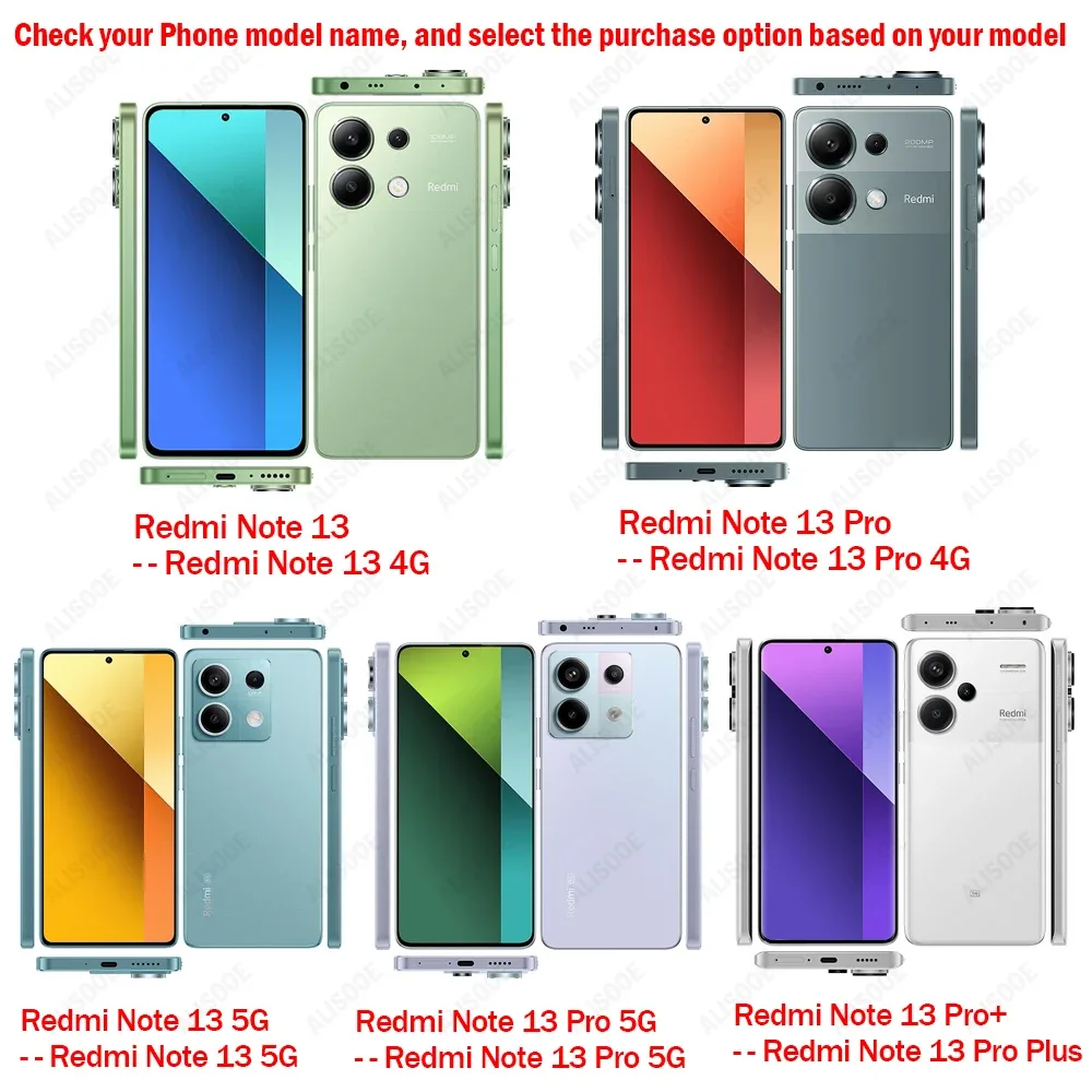 Coque de Protection avec Cache Caméra Coulissant et Anneau Support pour Xiaomi Redmi Note 13 / 13 Pro / 13 Pro Plus 5G slide 2