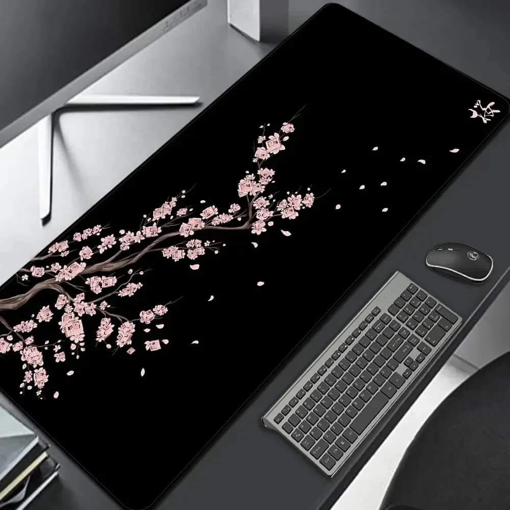 Grand tapis de souris style japonais - Fleurs de cerisier slide 15