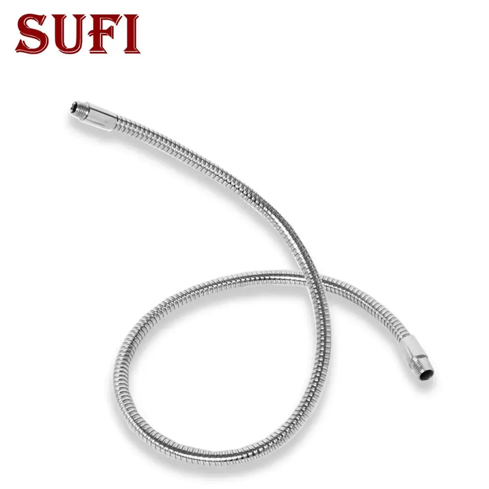 Lampe LED flexible pour machine-outil avec col de cygne en métal (Ø 6 mm / 8 mm)