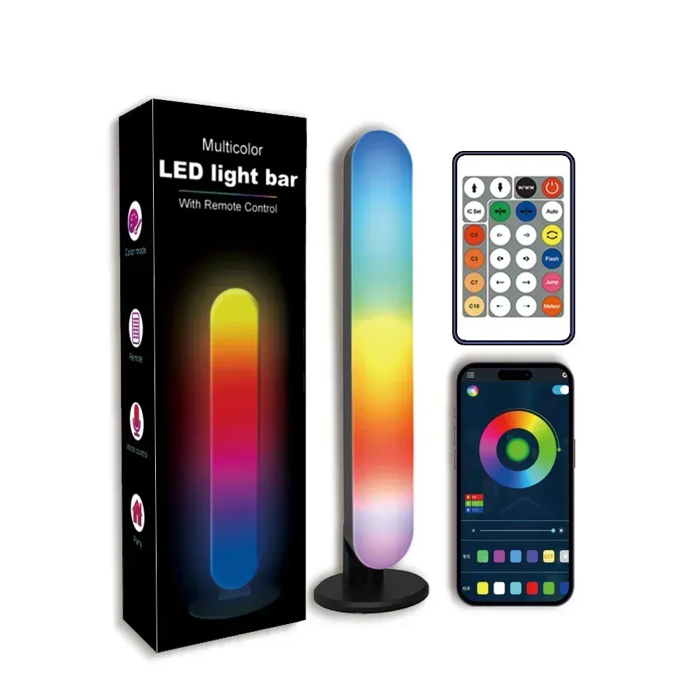 Barre lumineuse LED RGB intelligente WiFi Tuya avec synchronisation musicale et capteur de mouvement slide 9