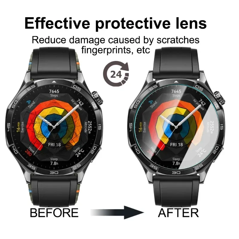 Protection d'écran en verre trempé pour Huawei Watch GT 5 (46mm/41mm) avec kit d'installation facile slide 3
