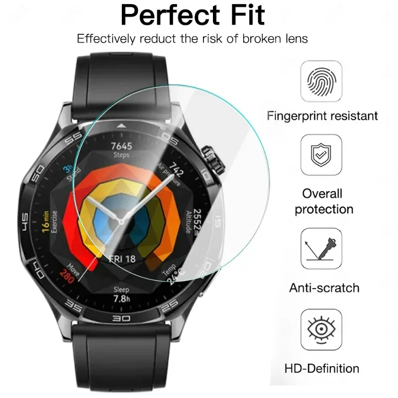 Protection d'écran en verre trempé pour Huawei Watch GT 5 (46mm/41mm) avec kit d'installation facile slide 2