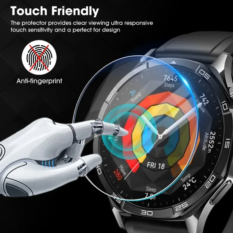 Protection d'écran en verre trempé pour Huawei Watch GT 5 (46mm/41mm) avec kit d'installation facile slide 4