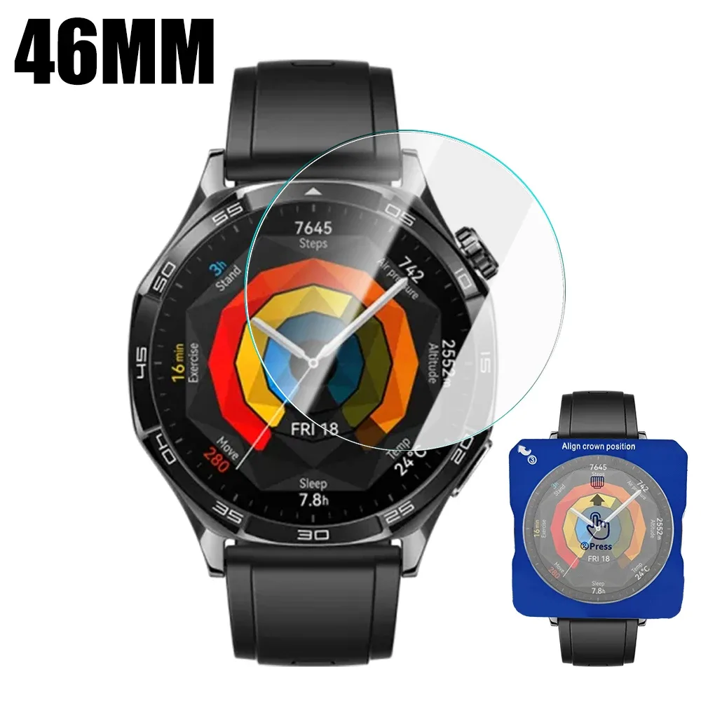Protection d'écran en verre trempé pour Huawei Watch GT 5 (46mm/41mm) avec kit d'installation facile slide 9
