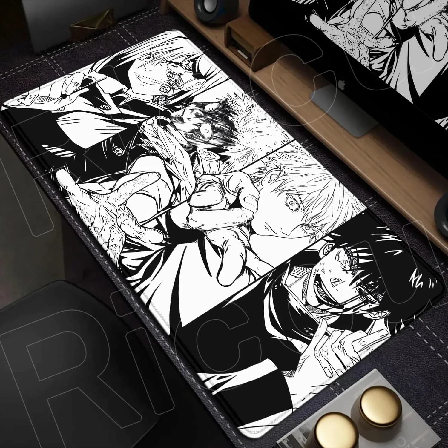 Tapis de souris XXL Jujutsu Kaisen - Gojo Satoru - 60x30 cm - Noir slide 26