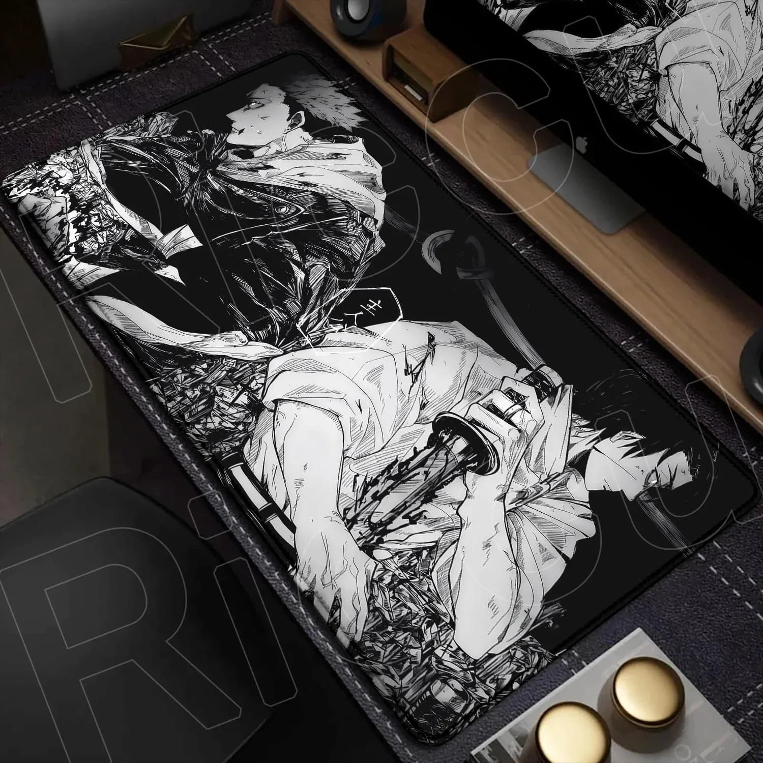 Tapis de souris XXL Jujutsu Kaisen - Gojo Satoru - 60x30 cm - Noir slide 21