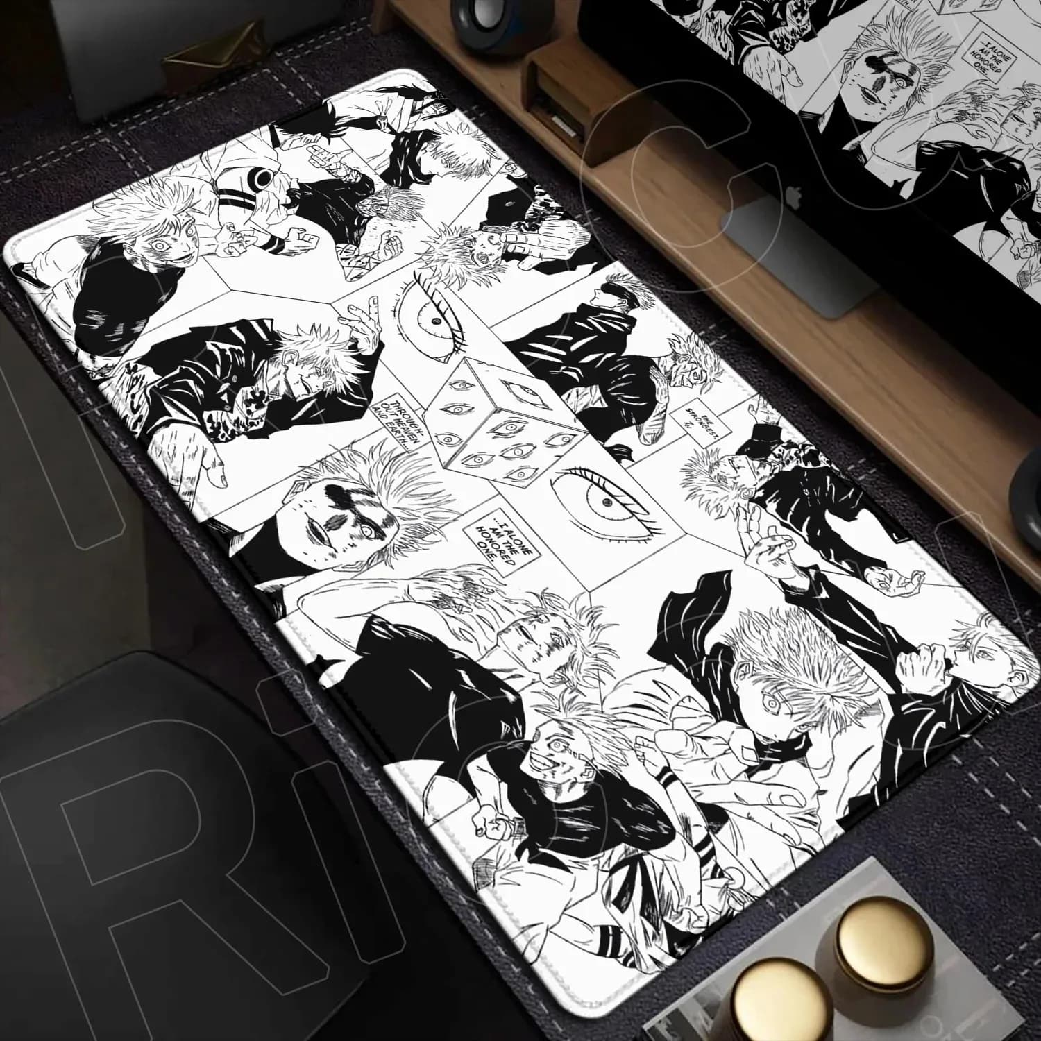 Tapis de souris XXL Jujutsu Kaisen - Gojo Satoru - 60x30 cm - Noir slide 18