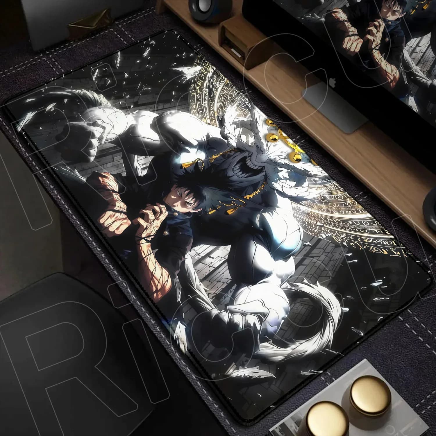 Tapis de souris XXL Jujutsu Kaisen - Gojo Satoru - 60x30 cm - Noir slide 9