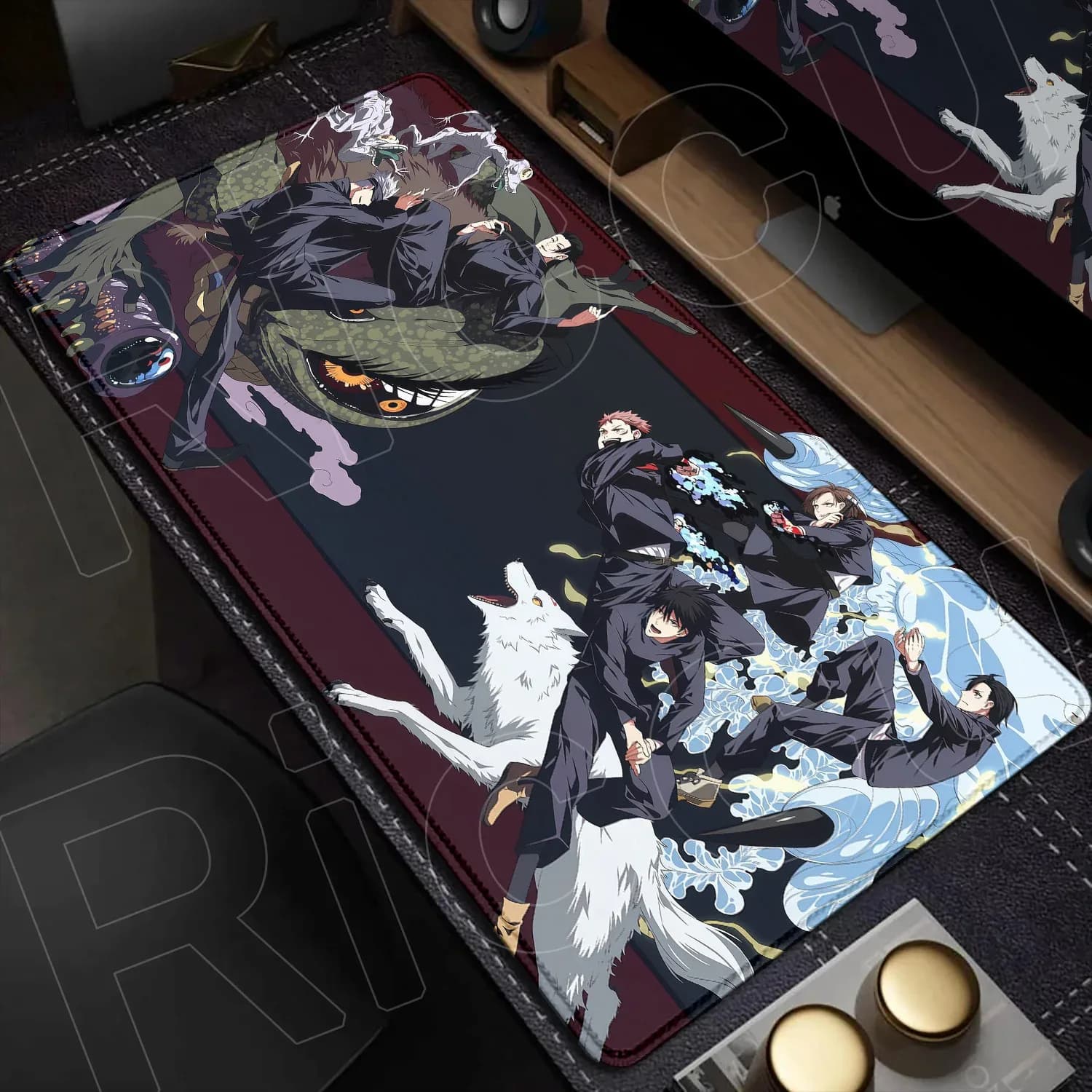 Tapis de souris XXL Jujutsu Kaisen - Gojo Satoru - 60x30 cm - Noir slide 10