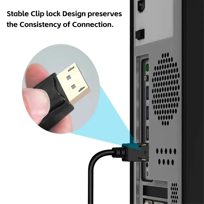 Câble DisplayPort vers HDMI 4K (1,8 m) - Connecteurs Plaqué Or - Image 2
