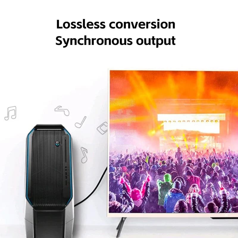 Câble DisplayPort vers HDMI 4K (1,8 m) - Connecteurs Plaqué Or - Image 4