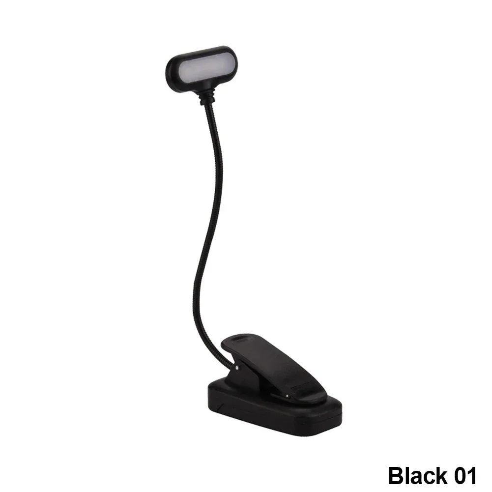 Mini lampe de lecture LED flexible à clip slide 9