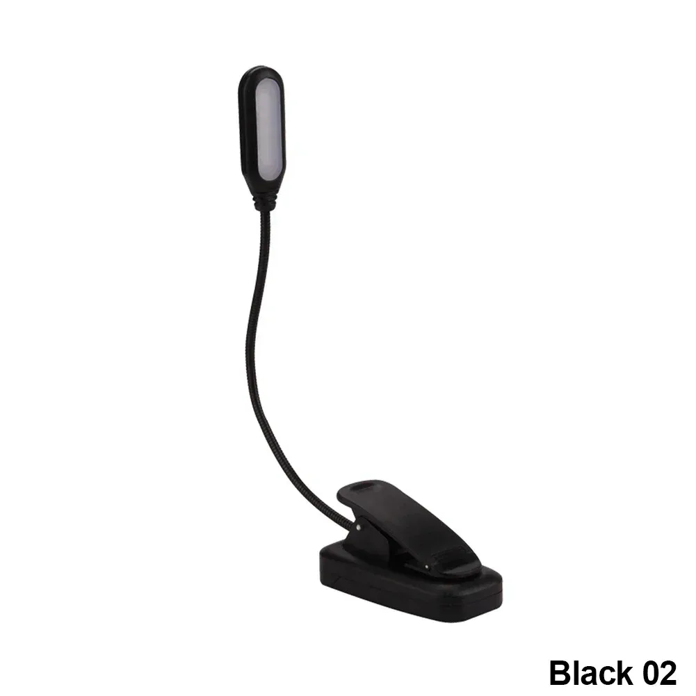 Mini lampe de lecture LED flexible à clip slide 10