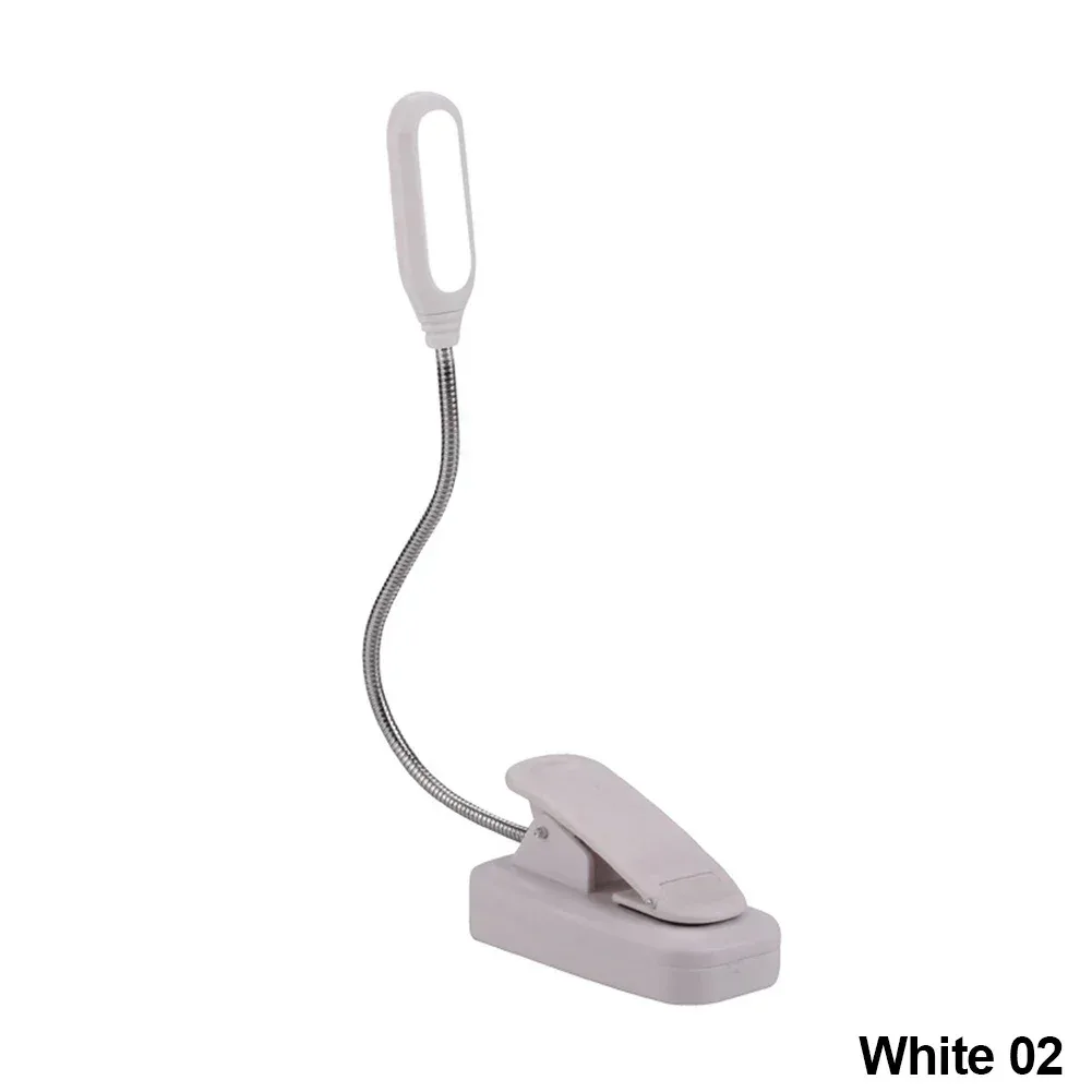 Mini lampe de lecture LED flexible à clip slide 8