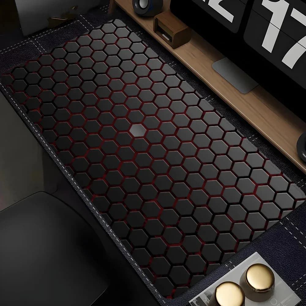 Tapis de bureau XXL design géométrique pour clavier et souris slide 14