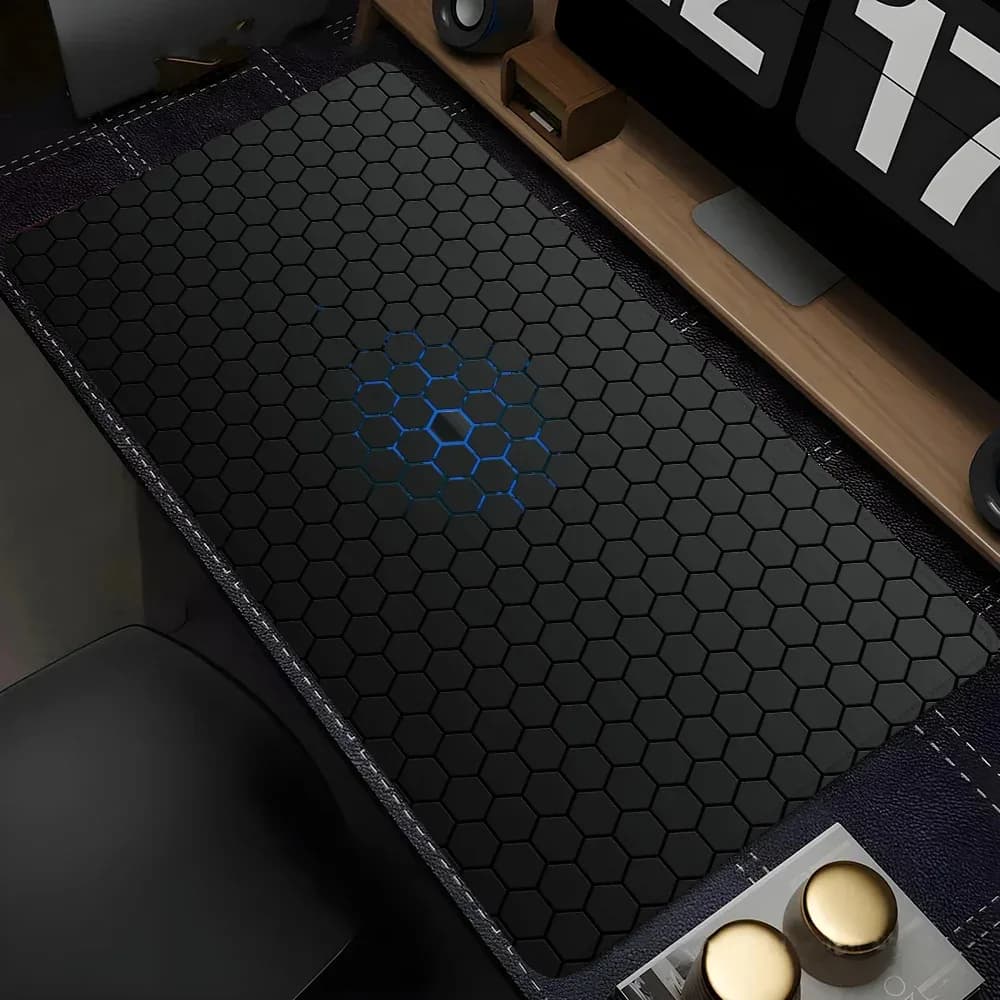 Tapis de bureau XXL design géométrique pour clavier et souris slide 17