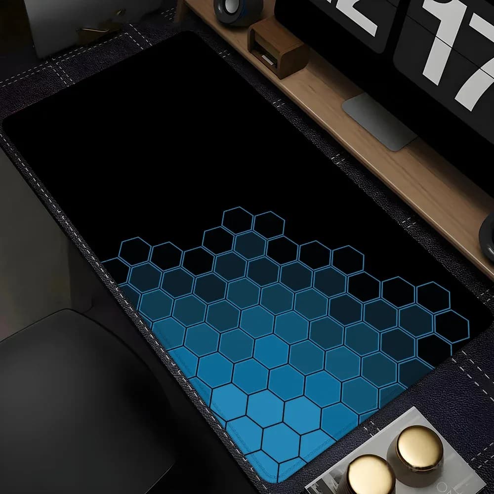 Tapis de bureau XXL design géométrique pour clavier et souris slide 20