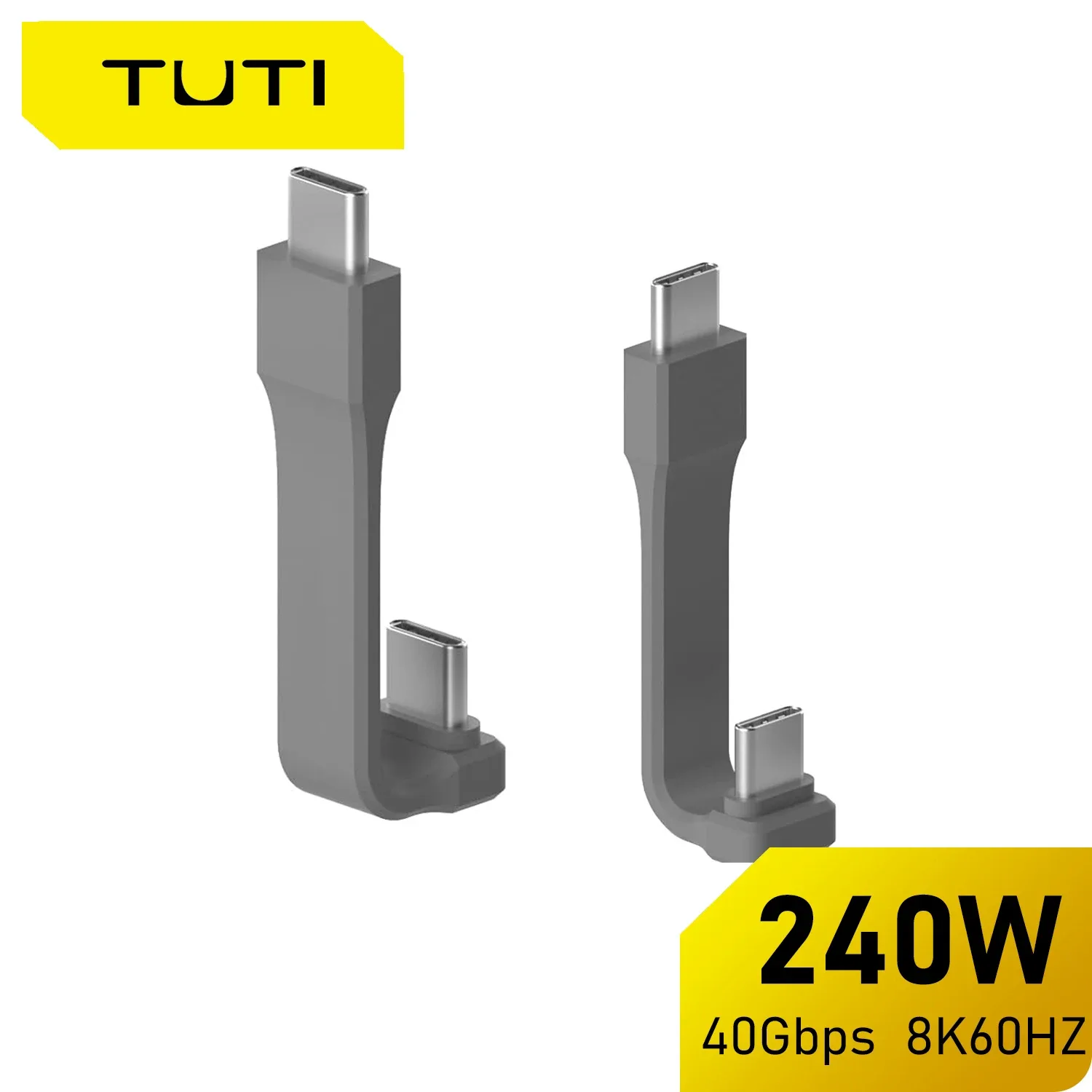 Câble USB4 Court Hagibis (Connecteur en U) - 240W, Vidéo 8K/4K 60Hz
