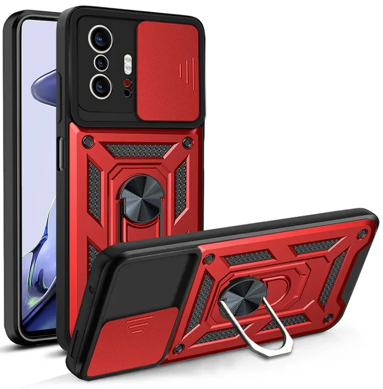 Coque Antichoc avec Cache-Caméra Coulissant et Support Magnétique pour Xiaomi Mi 11T / 11T Pro / 11 Lite / 12 Lite slide 5