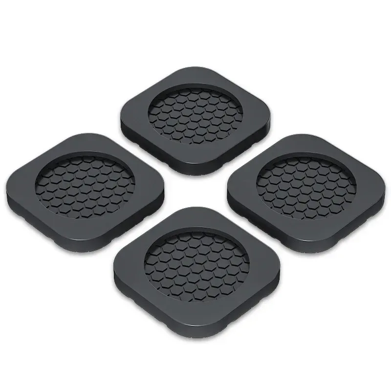 Lot de 4 patins antivibrations universels en caoutchouc pour lave-linge et meubles slide 7