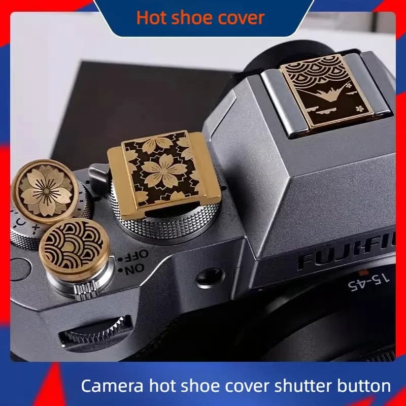 Cache-griffe flash en métal pour appareils photo Fujifilm - Image 1