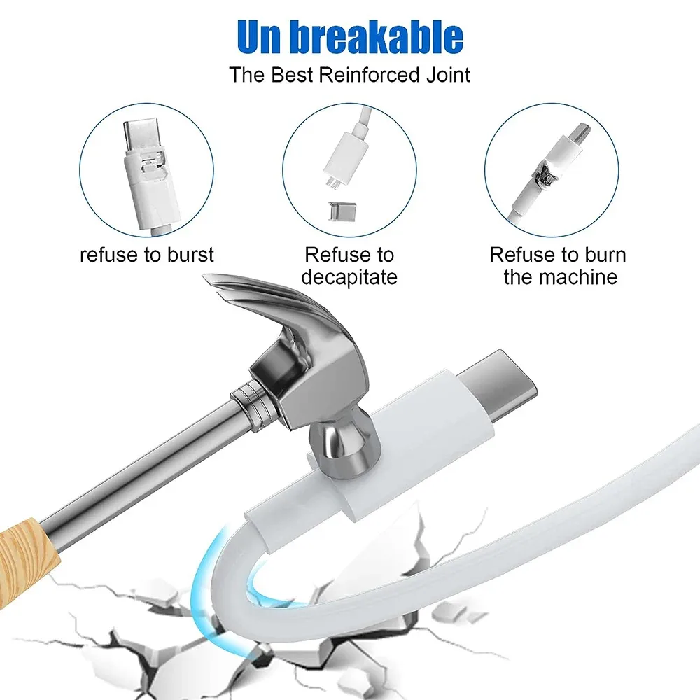 Câble USB-C vers USB-C de Charge Rapide PD 60W - 1m/2m/3m - Image 3
