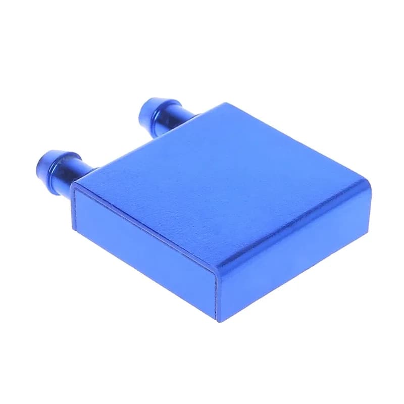 Bloc de refroidissement liquide en aluminium pour PC - Bleu - Image 4
