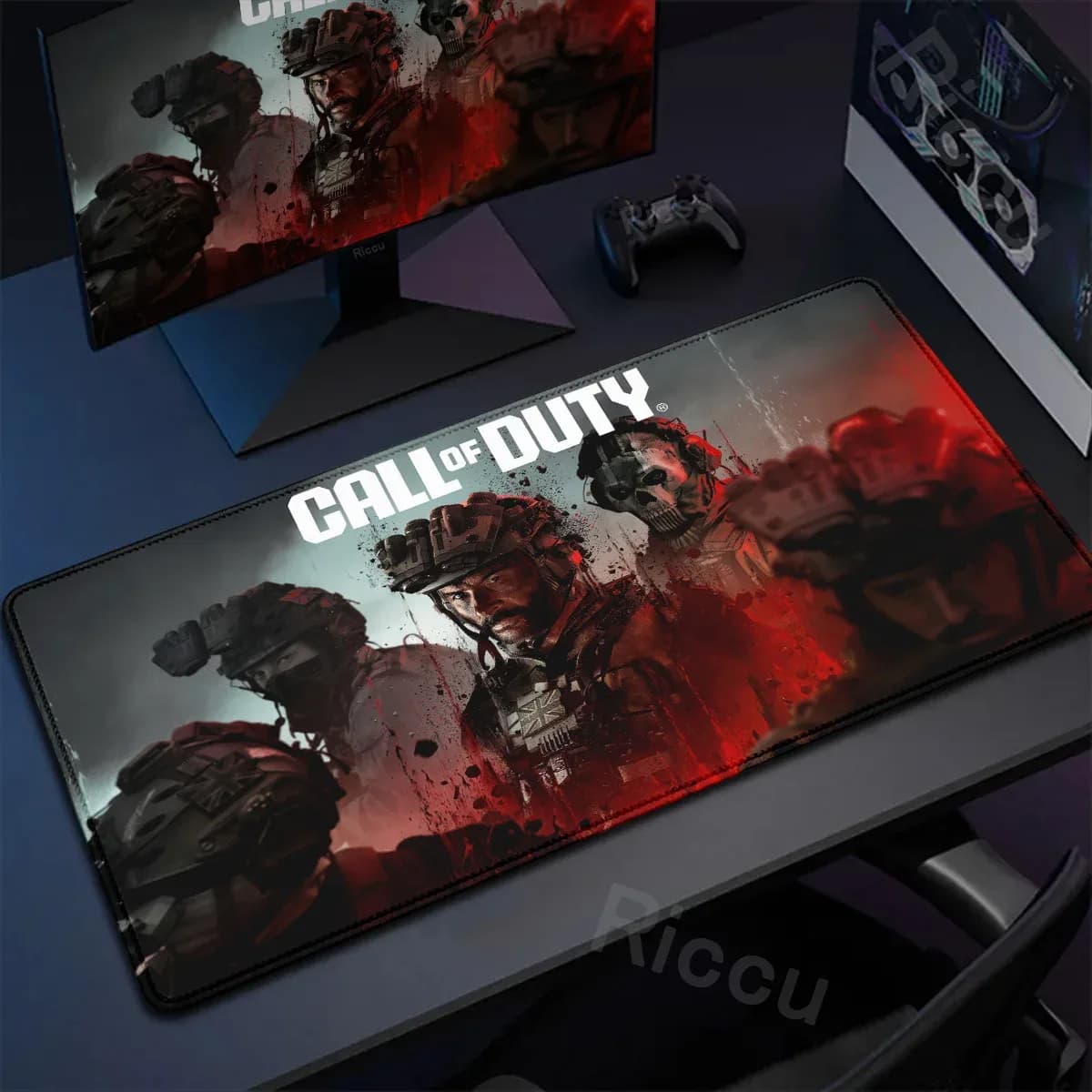 Tapis de souris gaming XXL Call of Duty - Format étendu - Image 1
