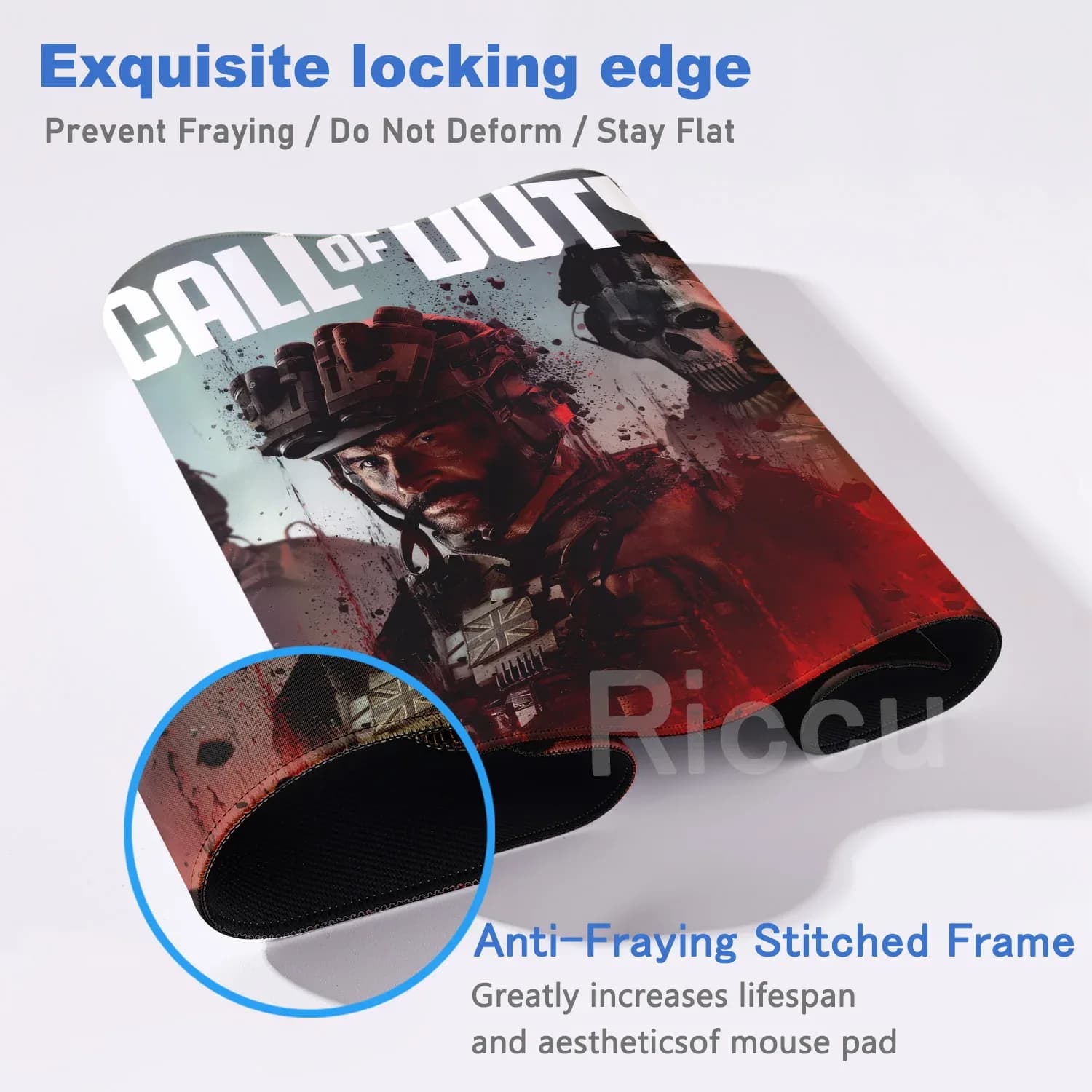 Tapis de souris gaming XXL Call of Duty - Format étendu - Image 3