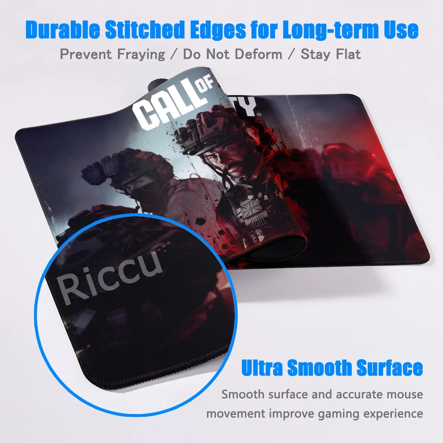 Tapis de souris gaming XXL Call of Duty - Format étendu - Image 4
