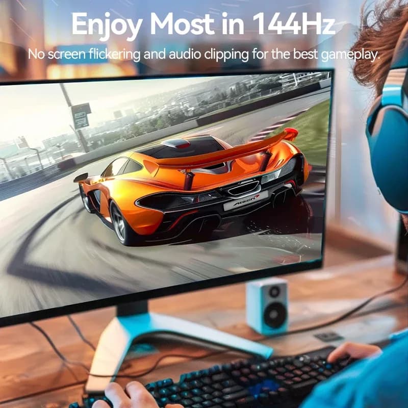 Câble Vention USB-C vers DisplayPort 8K 60Hz Bidirectionnel - Image 3