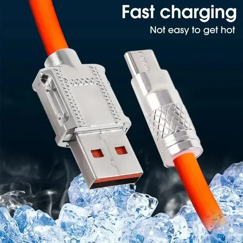 Câble de charge USB-C en silicone liquide - 120W 6A slide 4